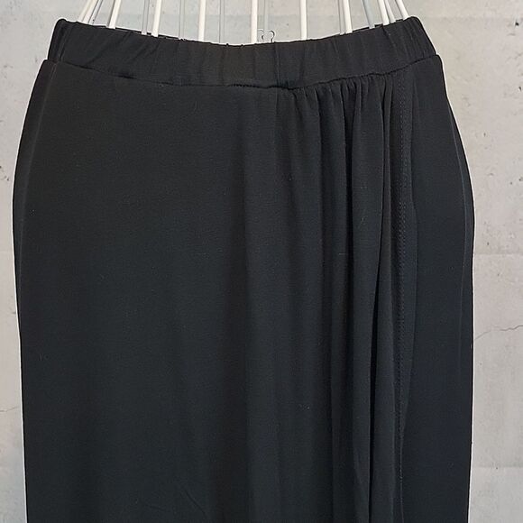 Spense faux wrap skirt with fringe - black Women's Size M - Picture 2 of 9